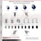 Service Caster 4 Inch 316SS Solid Poly Swivel 1-1/8 Inch Expanding Stem Caster Set Brake SCC SCC-SS316EX20S414-SPUS-TLB-118-4 - alternate 3